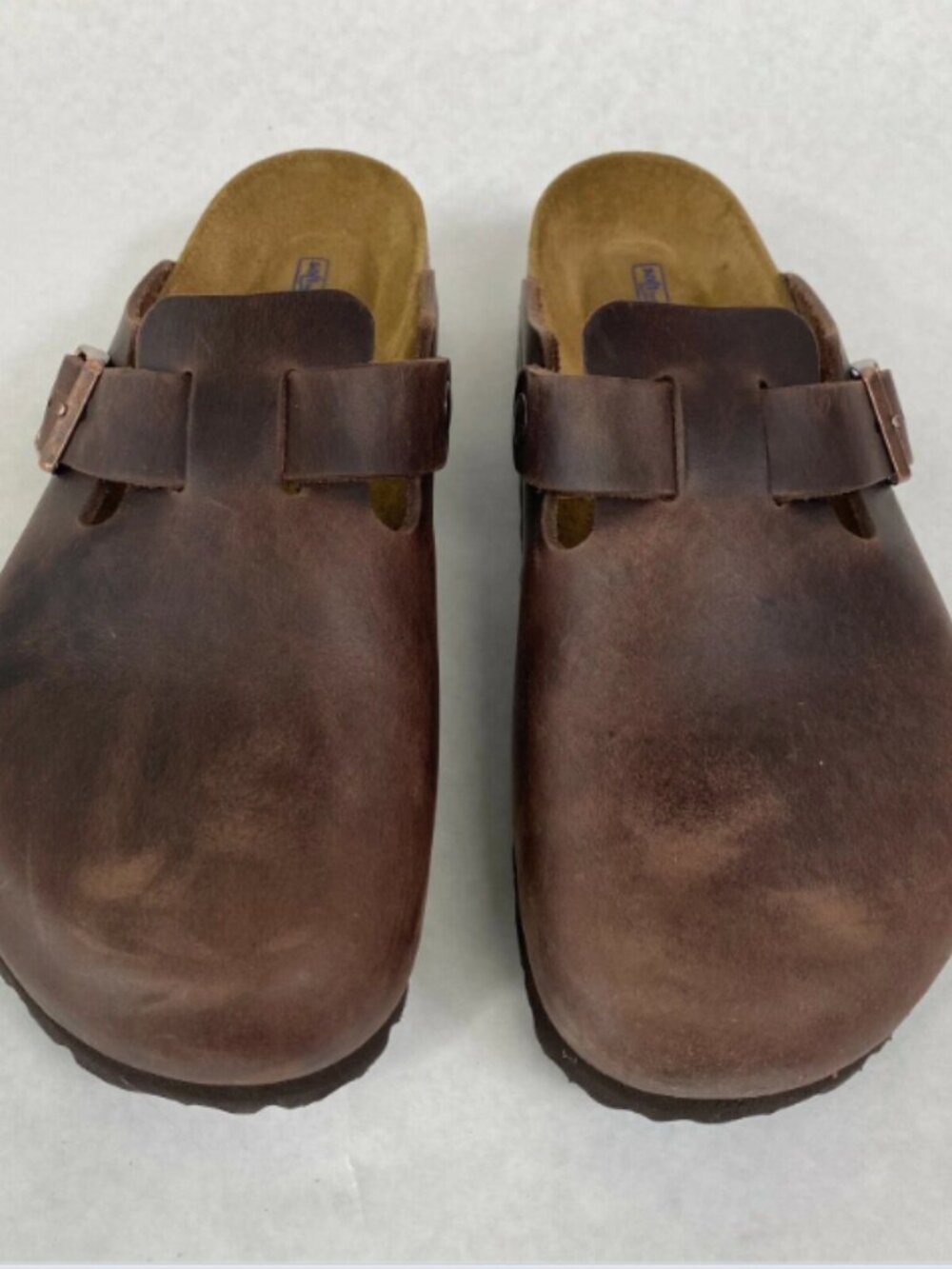 Birkenstock Boston Soft Footbed Habana Oiled Leather Regular Width Sandals